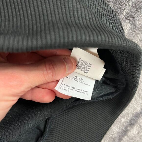 Puma Ferrari Track Jacket Full Zip Scuderia Black Mock Neck Men's S Racing - Picture 10 of 16